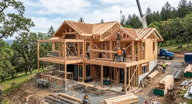 Custom House Building in Napa, CA