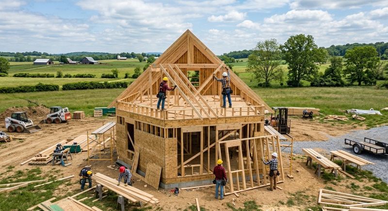 Farmhouse Construction in Santa Rosa, CA